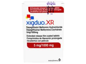 Xigduo XR 5mg-1000mg Comprimidos Recubiertos de Liberación Prolongada