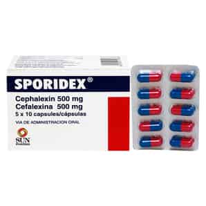 Sporidex 500mg Cápsulas