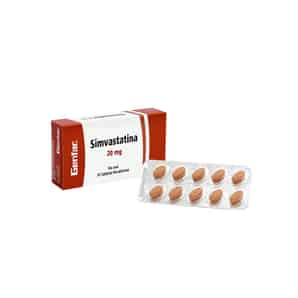 Simvastatina 20mg Tableta recubierta