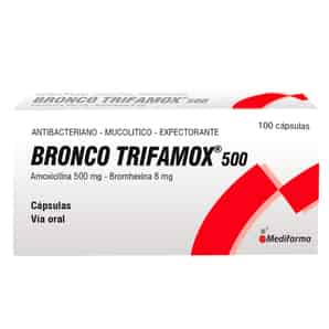 Bronco Trifamox 500mg-8mg Cápsula