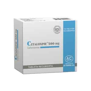 Cefaloxime 500mg Tableta recubierta
