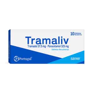 Tramaliv 37.5Mg + 325Mg Tableta Recubierta
