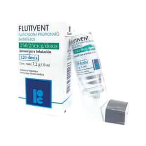 Flutivent 250/25mcg/dosis Aerosol para inhalación