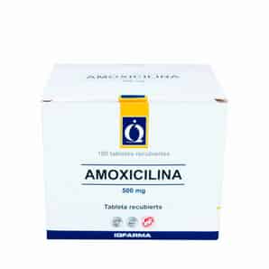 Amoxicilina 500 mg Tableta - Caja 100 UN