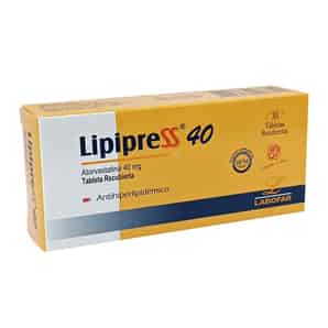 Lipipress 40, 40mg Tableta Recubierta