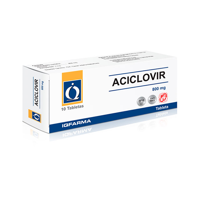 Aciclovir Pastillas 800 Mg Precio