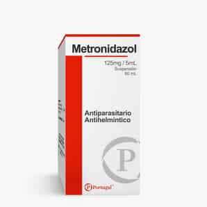 Metronidazol PTG 125mg/5mL Suspensión