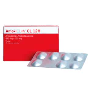 AmoxiCLin CL 12H Tabletas Recubiertas