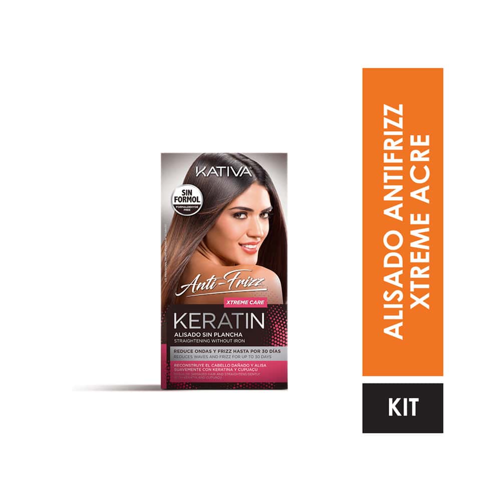 Anti Frizz Kativa Alisado Con Plancha Keratina Brasileña Kativa