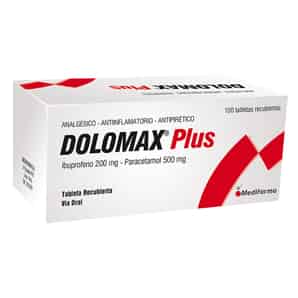 Dolomax Plus 200-500 mg   Tabletas Recubiertas