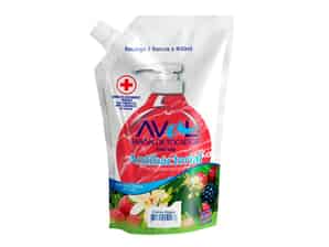 Jabón Líquido Antibacteriano Aval Frutos Rojos