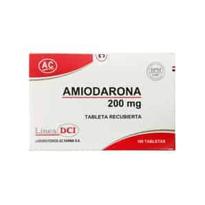 Amiodarona ACF 200mg Tableta Recubierta