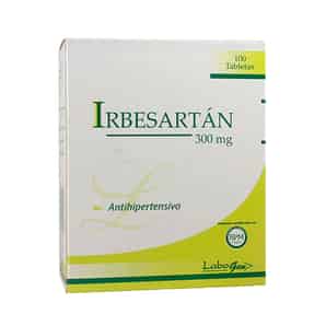 Irbesartán 300mg Tabletas