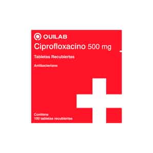 Ciprofloxacino 500mg Tabletas Recubiertas