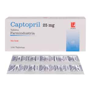 Captopril 25 Mg Tableta