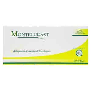 Montelukast 4mg Tabletas masticables