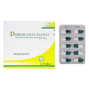Dobesilato cálcico 500mg cápsulas
