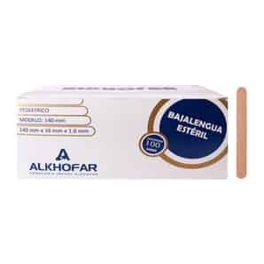 Bajalengua Pediátrico - Caja 100 UND