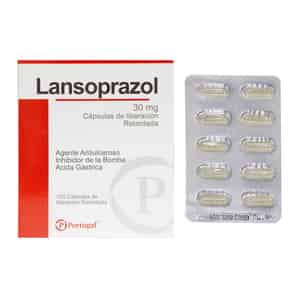 Lansoprazol 30 mg Cápsulas
