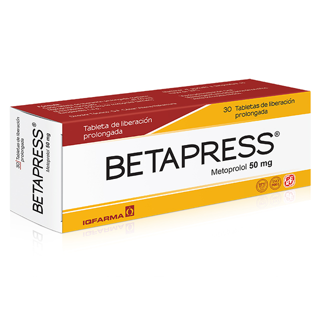Betapress 50mg liberación prolongada - Mifarma
