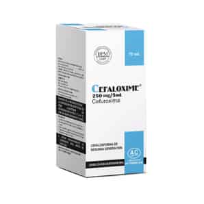 Cefaloxime 250 mg / 5 ml Gránulos para Suspensión Oral