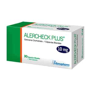 Alercheck Plus 10mg Cápsulas blandas