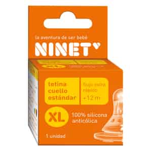 Tetina De Silicona Ninet +12 Meses