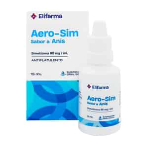 Aero-Sim Suspensión Oral Gotas, Sabor Anís