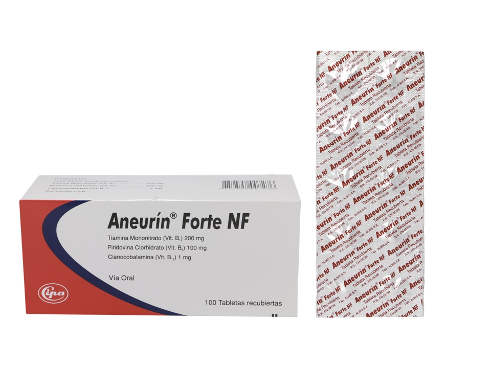 Aneurin Forte NF Tabletas Recubiertas | Inkafarma