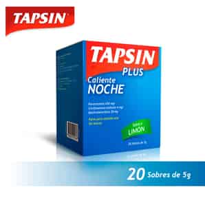 Tapsin Plus Caliente Noche Polvo para solución oral