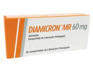 Diamicron MR 60mg Comprimido Recubierto - Caja 30 UN