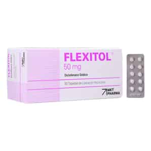 Flexitol 50mg Tableta de Liberación Retardada