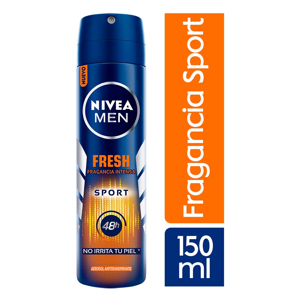 Desodorante Spray Nivea Men Fresh Sport 150ml Inkafarma