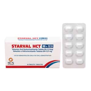 Starval HCT 80 - 12.5 Mg Tableta - Caja 30 UN