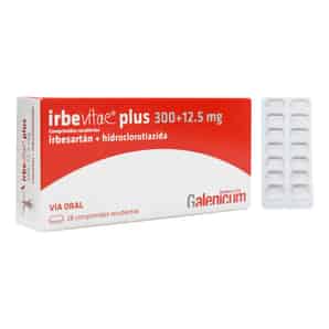Irbevitae Plus 300mg -12.5mg Comprimido Recubierto