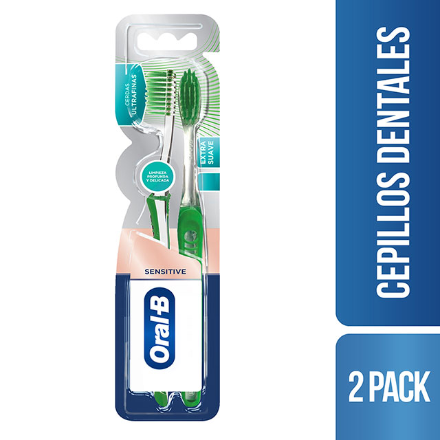 Cepillo Dental Oral-B Pro Plus Anticaries x 2 un, Oral B Cepillos & Hilos  Dentales - Mi Farma