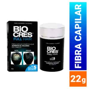 Fibra Capilar Biocres Full Hair Castaño Oscuro
