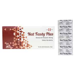 Nat Fasty Plus 100mg Tabletas recubiertas