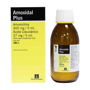 Amoxidal Plus 400-57mg/5ml Polvo para suspensión