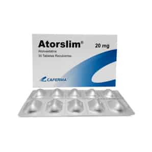 Atorslim 20mg Tableta Recubierta