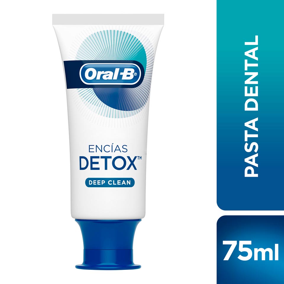 Crema Dental Oral-B Encías Detox Deep Clean 75ml | Inkafarma