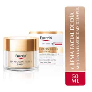 Crema Facial Antiarrugas de Día Eucerin Hyaluron Filler +  Elasticity