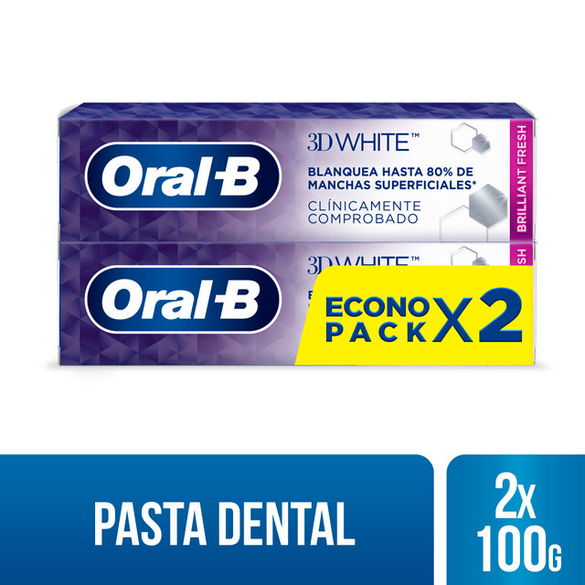 HOT Enjuague Bucal Tiras 3d White Oral B Pack Dental Oral-B 3D