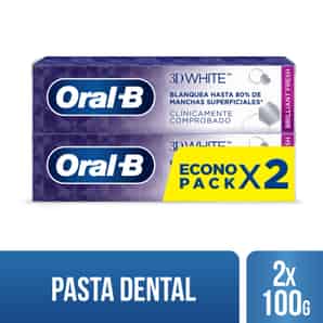 Pack Crema Dental Oral-B 3D White Brilliant Fresh