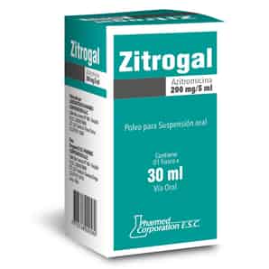 Zitrogal 200mg/5ml Polvo para suspensión oral