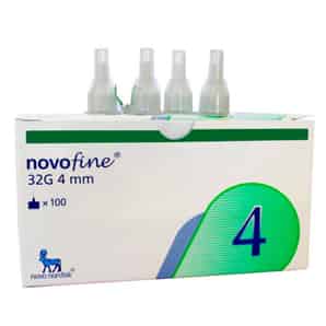 Aguja de Autoinyector NovoFine 32G 4 mm