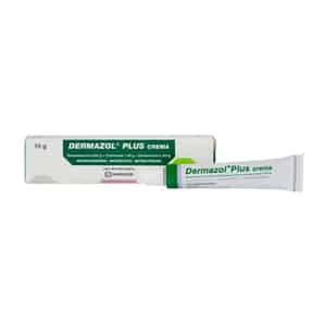 Dermazol Plus 0,050g + 1,00g + 0,100g/100g  Crema