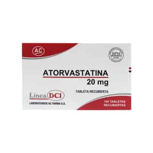 Atorvastatina 20mg Tableta Recubierta