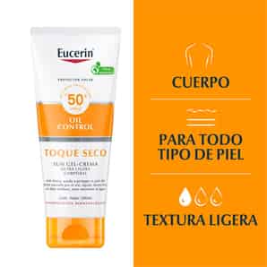 Protector Solar Corporal en Gel Crema Eucerin Oil Control FPS 50+