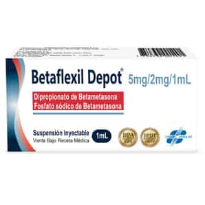Betaflexil Depot 5mg/2mg/1ml Suspensión inyectable